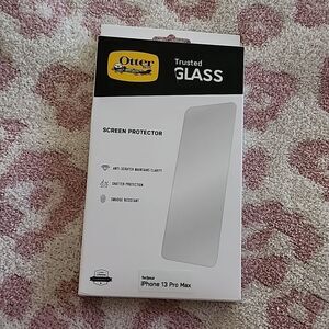 Otter box screen protector Apple iPhone 13 pro max clear new trusted glass nwt